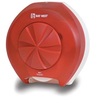 BAY WEST REVOLUTION TOILET ROLL DISP RED