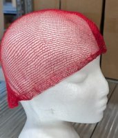 HairTite HiCare Hairnets Metal Free - Red 24 inch