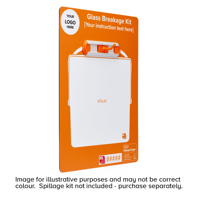 Glass Breakage Spillage Kit Shadow Board, Blue Klipspringer