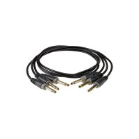 Klotz PP-JJ0015 3 Piece Pedal Patcher Pack 15cm Long Unbalanced (Straight - Straight)