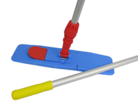 Magnetic Pocket Mop Holder & Handle Yellow 40cm