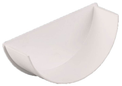 112mm Roundstyle Internal Stopend Arctic White