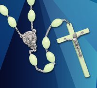 Plastic Luminous Rosary   (6097)