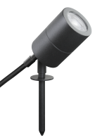 CANEFINCH GU10 Spike Light, IP65, Black