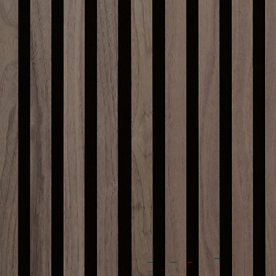 Fibrotech Acoustic Panel 2.44m x 605mm x 22mm - Walnut