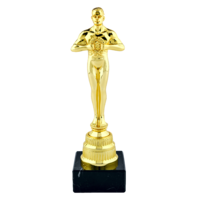 29.5cm Gold Plastic Statue Award (V2251)