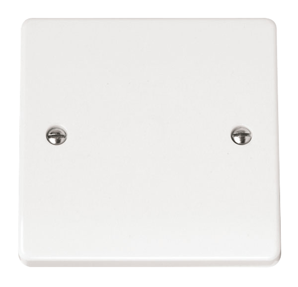 Click Mode 1G Blank Plate White CMA060