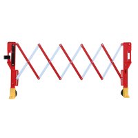 EXPANDING BARRIER 3 METRE C/W A/TRIP RED/WHITE