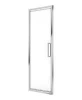 ASPECT 8MM FRAMED INFOLD DOOR 900MM CHROME