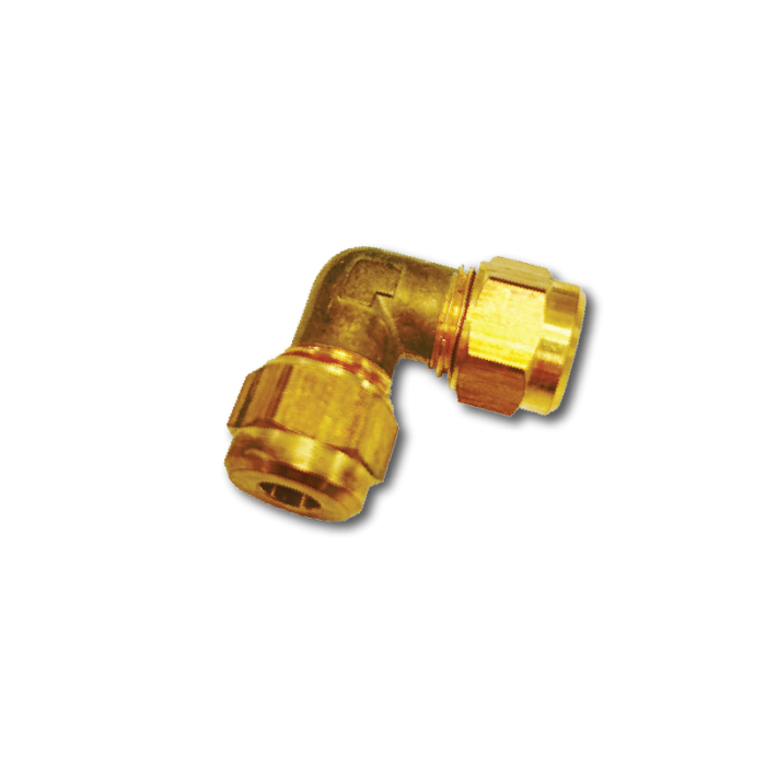 Brass Elbow Pipe Connector 1/4" (Pack of 10)