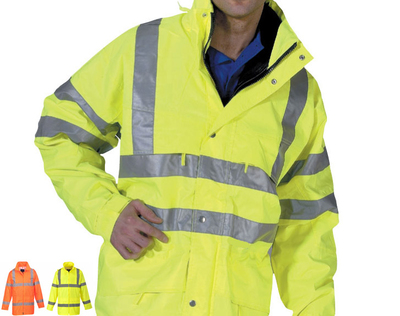 REDBACK Hi-Visibility Waterproof Nylon Anorak Yellow or Orange