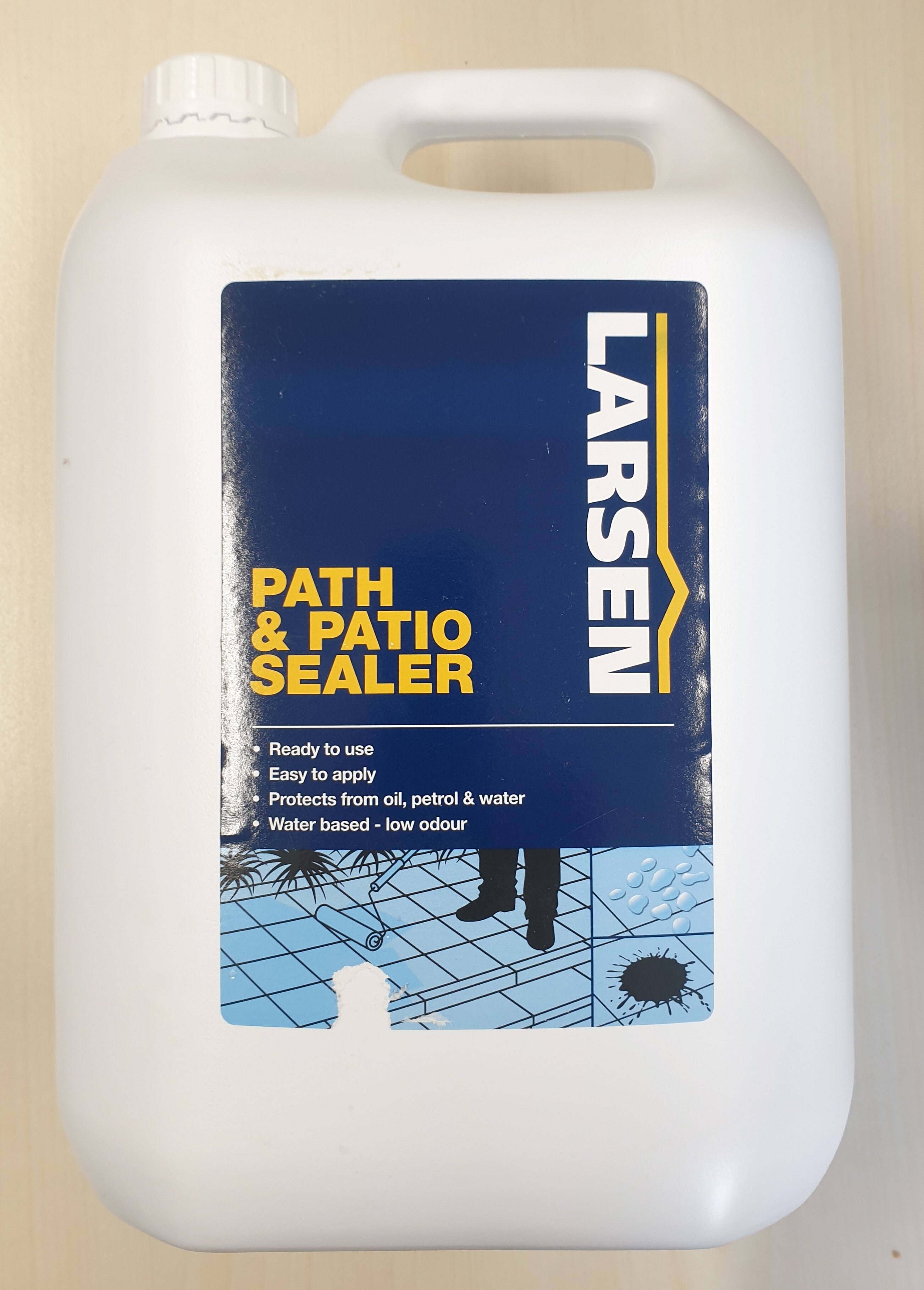 Larsen Path and Patio Sealer 5Ltr Dries Clear Goodwins