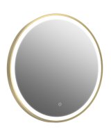 TAILORED ROSIE BRUSHED BRASS 60CM ROUND MIRROR