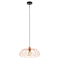 Carlton 2 455Mm Dia E27 Steel Copper Black | LV1902.0014