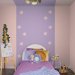 Little Girls Bedroom painted in Dulux Easycare Disney Tangled Princess Blush