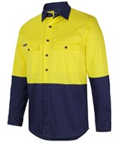 6HSWL HI VIS L/S STRETCH WORK
