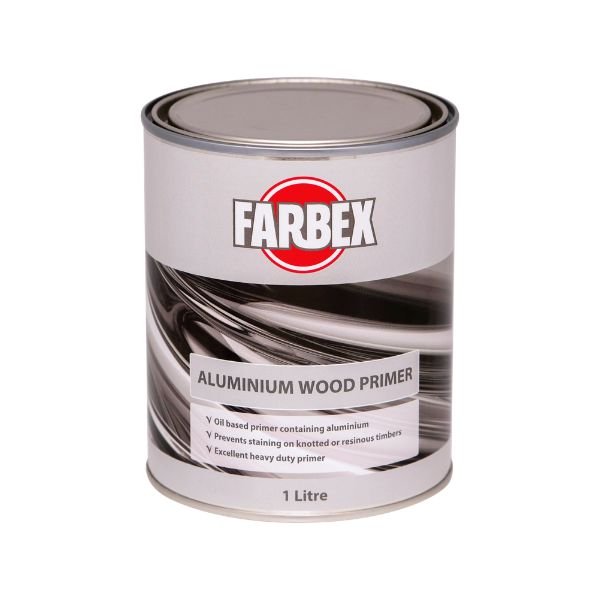 Farbex Aluminium Wood Primer 1L Can