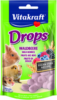 Vitakraft Small Animal Wild Berry Drops 75g x 9