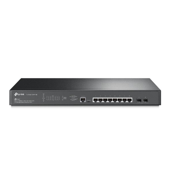 TP-Link TL-SG3210XHP-M2 8 Port 2.5G PoE+ Managed Switch Front View