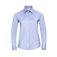 Russell Ladies L/S Oxford Shirt, Oxford Blue
