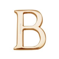 C1565-2-B-PB - Heritage Brass Alphabet B Pin Fix 51mm (2") Polished Brass Finish