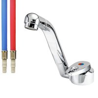 Reich Samba Mixer Tap (Chrome - Serrated Hose Fittings)