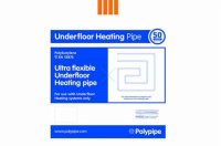 Polypipe Underfloor Heating Pipe Polybutylene 15mm x 80m Coil UFH Pipe UFH8015B