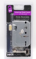 DoorWorks Mortice Lock Chrome 76mm (3")