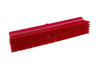 Resin-Set DRS&reg; Stiff 457mm Flat Sweeping Broom RED