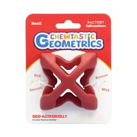 Pet Dream House Chewtastic Geometrics Natural Small  Geo-AstroRolly Red