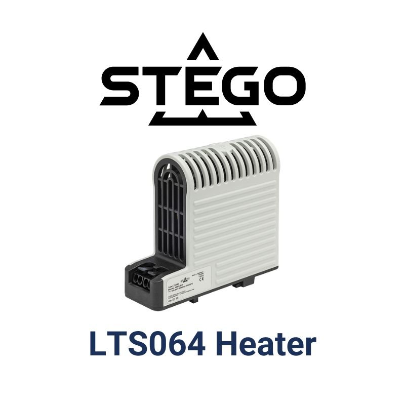 Stego enclosure heater installed in cabinet