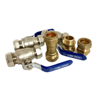 Calmag 22mm Installation Valves for NE Non Electrical Water Softener WS-INSTALL-HFVALVES