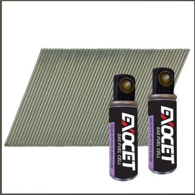 EXOCET ANGLE BRAD NAILS (2000) GALV 50mm