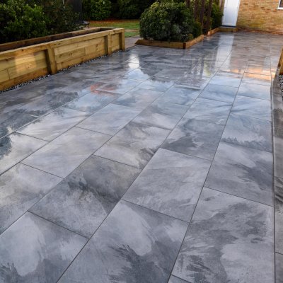 Tippers Porcelain Paving Slate Grafito 1200mm x 600mm x 20mm