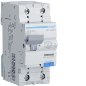 Hager 32A B Curve 30mA Type A RCBO AD932J