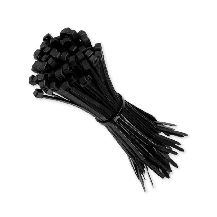 4'' 100x2.5mm Standard Cable Ties (Black)