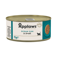 Applaws Cat Can - Ocean Fish in Broth 70g x 24