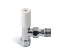 Salus 15mm Angled Lockshield Radiator Valve with Adjustable Tale TRLS5