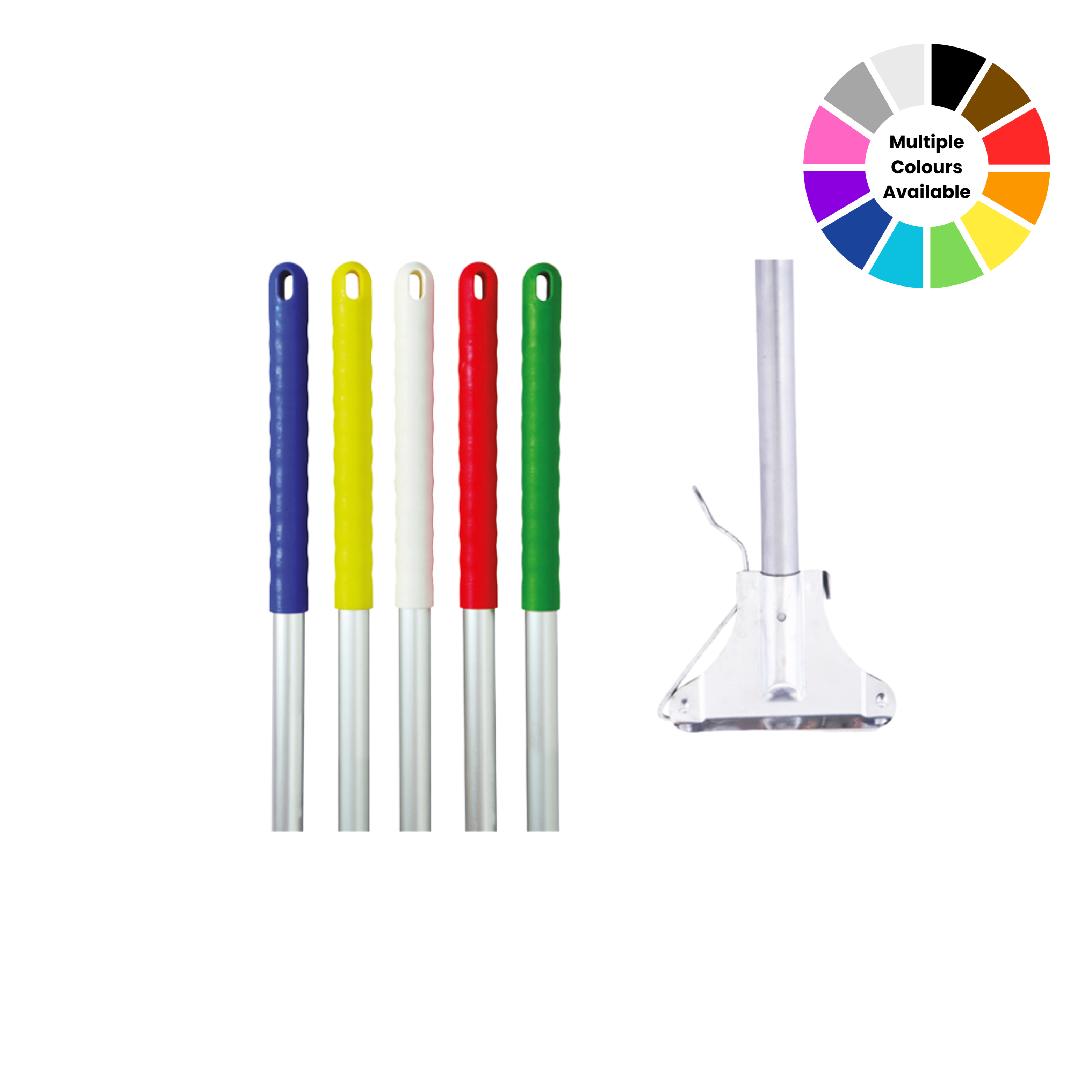 Powder Coated Handle with Metal Kentucky Clip