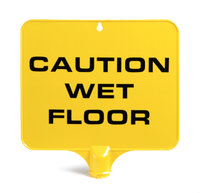 SAFETY SIGN RECT CAUTION WET FLOOR