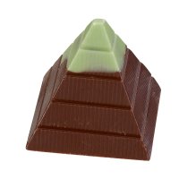 Van Coillie - Mint Cream Pyramid - in dark chocolate 13g x 1kg