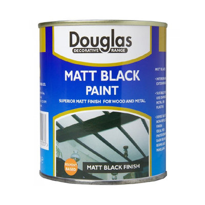 Douglas Matt Paint - Black 500ml