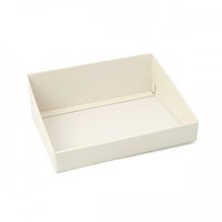 BOX TRAY LARGE HIGH BACK 400X320X150mmWHITE