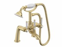 LANSDOWN BATH SHOWER MIXER BRASS