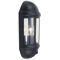 ANSELL LATINA 42W E27 PHOTOCELL HALF LANTERN BLACK
