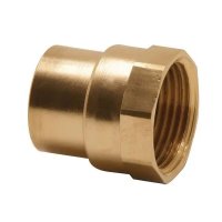 15mm x 1/2" Fi Straight Connector End Feed