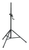 K&M 21300 Wind Up Speaker Stand Black