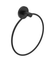 HAKK TOWEL RING MATT BLACK