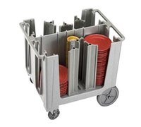 Dish Caddy Adjustable with 6 Dividers Dark Brown