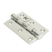 91038 - Satin SS 3 Inch Ball Bearing Butt Hinge (Pair)